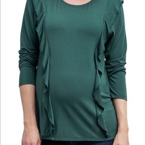 Nom nursing friendly maternity blouse